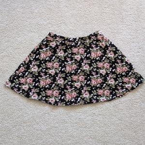 Forever 21 XS Floral Skirt